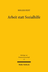 Arbeit statt Sozialhilfe - Holger Feist
