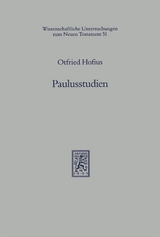 Paulusstudien - Otfried Hofius