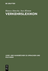 Verkehrslexikon - Bianca J&auml;necke, Ines Klemm