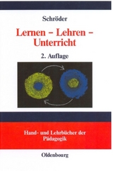Lernen - Lehren - Unterricht - Hartwig Schr&ouml;der