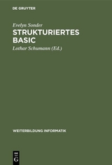 Strukturiertes BASIC - Evelyn Sonder