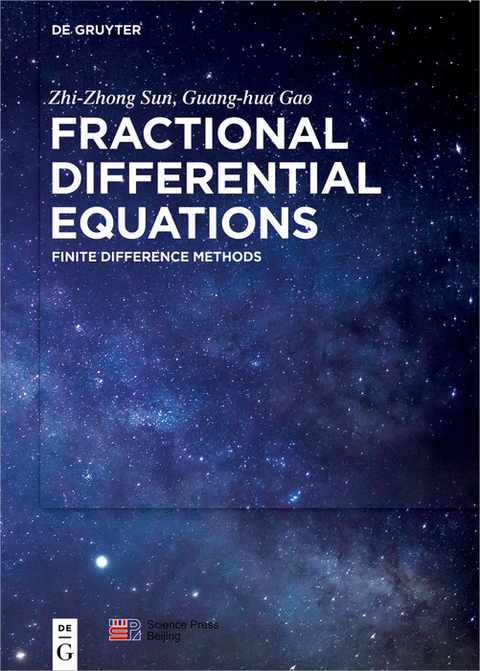 Fractional Differential Equations - Zhi-zhong Sun, Guang-hua Gao