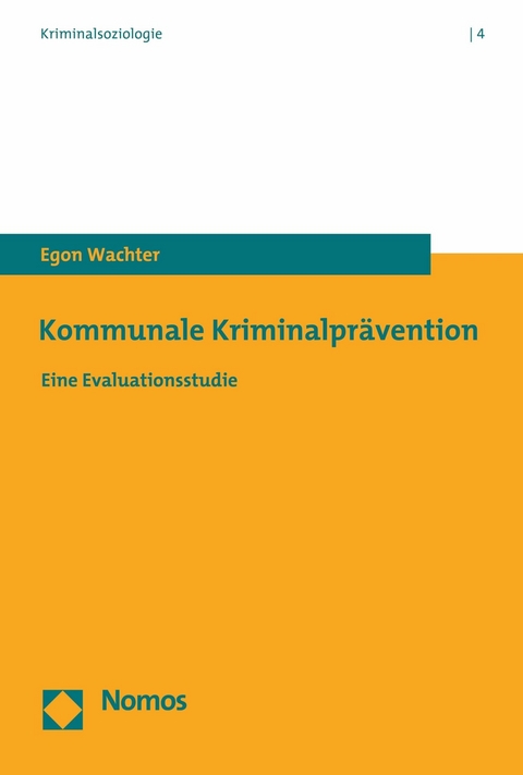 Kommunale Kriminalpr&auml;vention - Egon Wachter