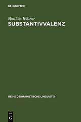 Substantivvalenz - Matthias H&ouml;lzner