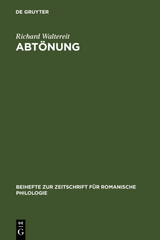 Abt&ouml;nung - Richard Waltereit