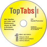 TopTabs 2005 - Alle Tabellen zur Lohn- und Einkommensteuer ab 1996 in Echtzeit-Berechnung - Harald Poxrucker