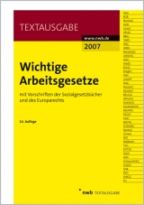 Wichtige Arbeitsgesetze