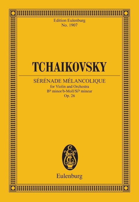 S&eacute;r&eacute;nade m&eacute;lancolique Bb minor - Pyotr Ilyich Tchaikovsky