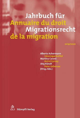 Jahrbuch für Migrationsrecht 2019/2020 Annuaire du droit de la migration 2019/2020