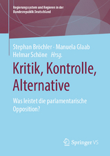 Kritik, Kontrolle, Alternative - 