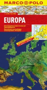 MARCO POLO L&auml;nderkarte Europa, physisch 1:2 500 000