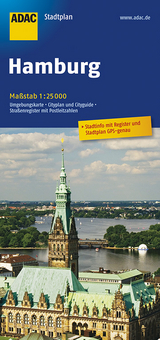 ADAC StadtPlan Hamburg 1:25 000