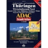 ADAC Stadtatlas Th&uuml;ringen Wirtschaftsraum Nord