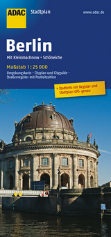 ADAC StadtPlan Berlin mit Kleinmanchow und Sch&ouml;neiche 1:25 000