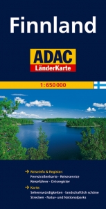 ADAC L&auml;nderKarte Finnland 1:650 000