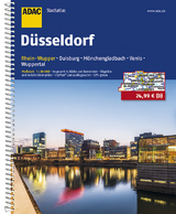 ADAC Stadtatlas Düsseldorf/Rhein-Wupper mit Duisburg, Mönchengladbach, Venlo - 