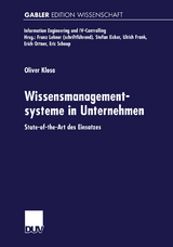 Wissensmanagementsysteme in Unternehmen - Oliver Klosa
