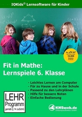 Fit in Mathe: Lernspiele 6. Klasse - Windows 10 / 8 / 7 / Vista / XP - Evelyn Heim