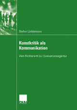 Kunstkritik als Kommunikation - Stefan L&uuml;ddemann