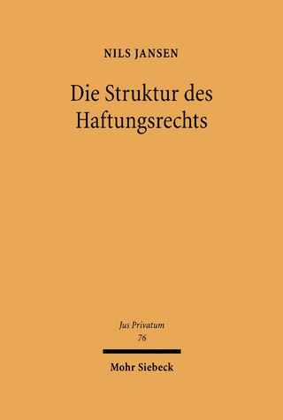Die Struktur des Haftungsrechts