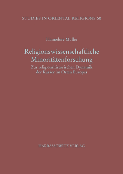 Religionswissenschaftliche Minorit&auml;tenforschung -  Hannelore M&uuml;ller