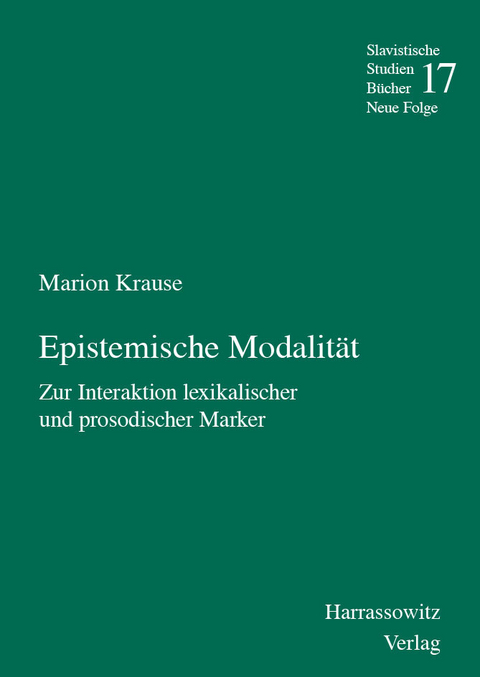 Epistemische Modalit&auml;t -  Marion Krause