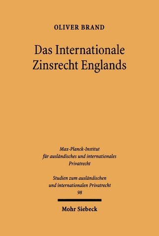 Das Internationale Zinsrecht Englands