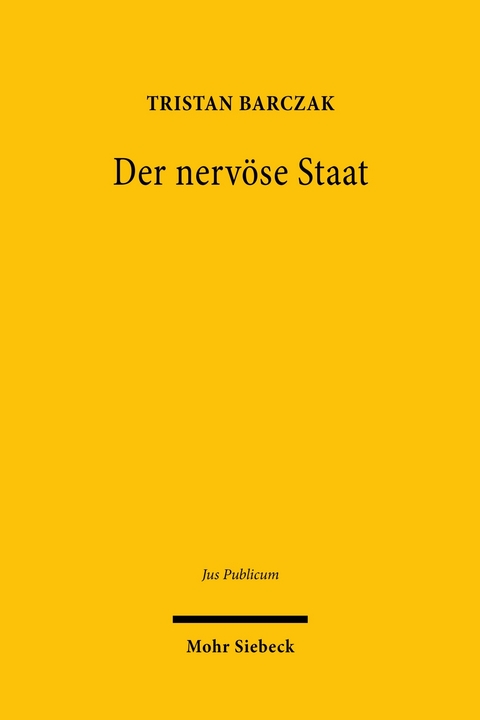 Der nerv&ouml;se Staat -  Tristan Barczak