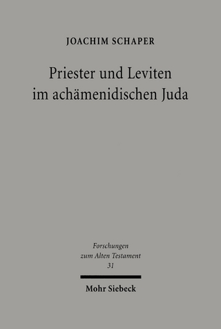 Priester und Leviten im achämenidischen Juda