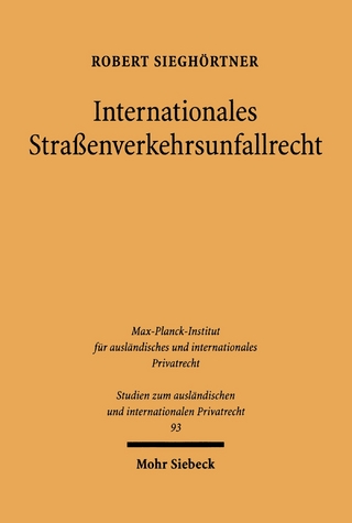 Internationales Straßenverkehrsunfallrecht