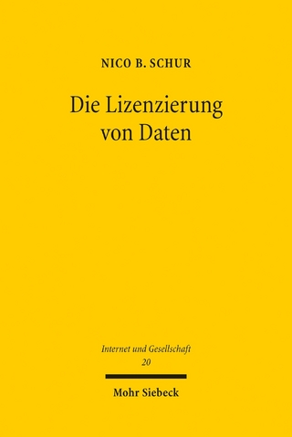 Die Lizenzierung von Daten