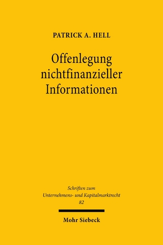 Offenlegung nichtfinanzieller Informationen