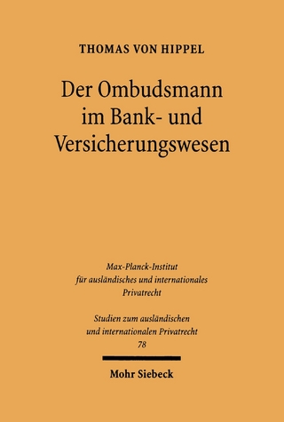 Der Ombudsmann im Bank- und Versicherungswesen