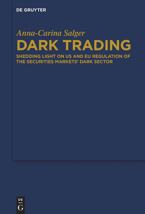 Dark Trading -  Anna-Carina Salger