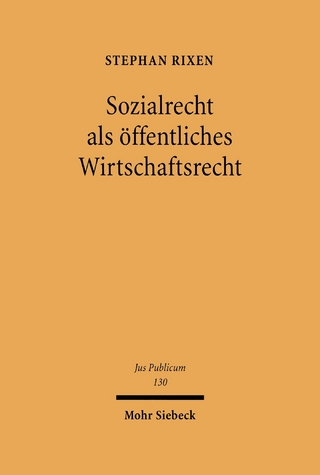 Sozialrecht als öffentliches Wirtschaftsrecht