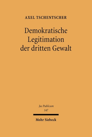 Demokratische Legitimation der dritten Gewalt