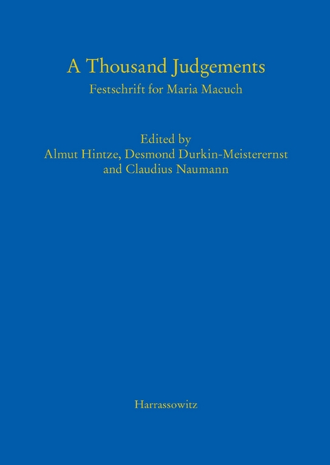 A Thousand Judgements - 