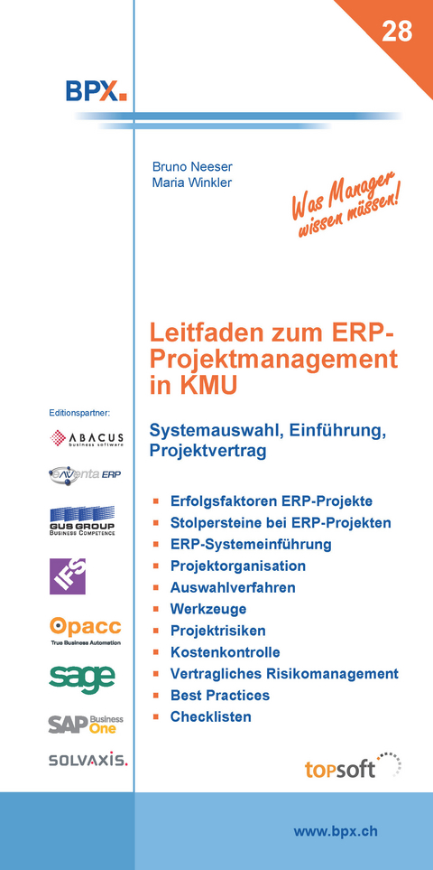 Leitfaden zum ERP-Projektmanagement in KMU -  Bruno Neeser