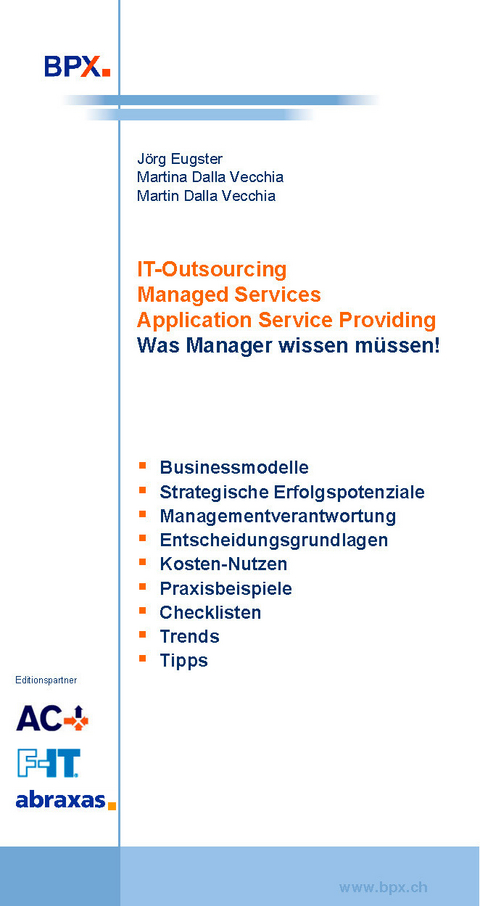 IT-Outsourcing, Managed Services Application Service Providing -  J&ouml;rg Eugster