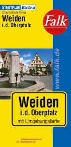 Falk Stadtplan Extra Standardfaltung Weiden i.d. Oberpfalz 1:15 000