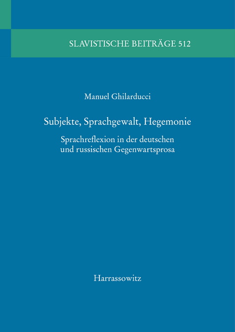 Subjekte, Sprachgewalt, Hegemonie -  Manuel Ghilarducci