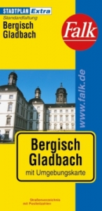 Falk Stadtplan Extra Standardfaltung Bergisch Gladbach 1:17 000