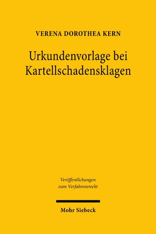 Urkundenvorlage bei Kartellschadensklagen