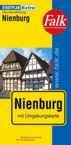 Falk Stadtplan Extra Standardfaltung Nienburg 1:17 000