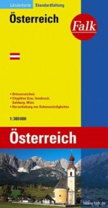 Falk L&auml;nderkarte &Ouml;sterreich 1:300 000