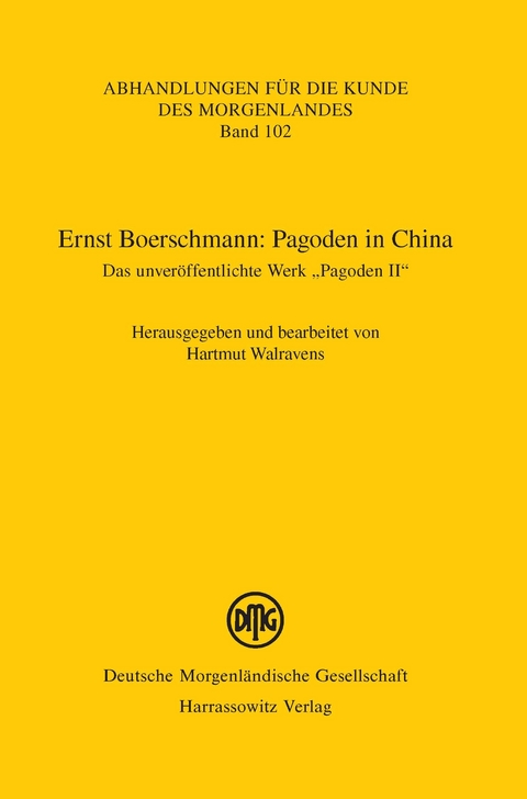 Ernst Boerschmann: Pagoden in China - 