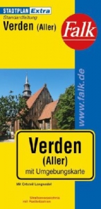 Falk Stadtplan Extra Standardfaltung Verden (Aller) mit Ortsteilen von Bodenheim