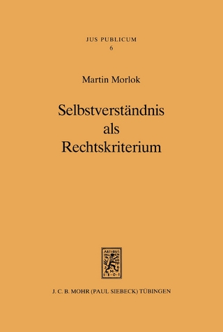 Selbstverständnis als Rechtskriterium