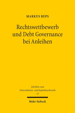 Rechtswettbewerb und Debt Governance bei Anleihen