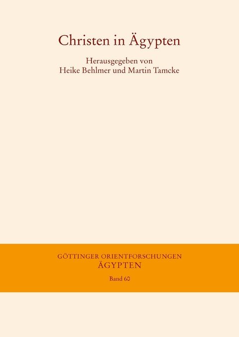 Christen in &Auml;gypten - 